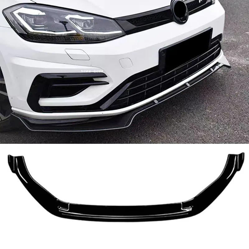 OEM Style Carbon Fiber Front Lip for  Front Bumper Lip Spoiler  for VW GOLF max 7/7.5