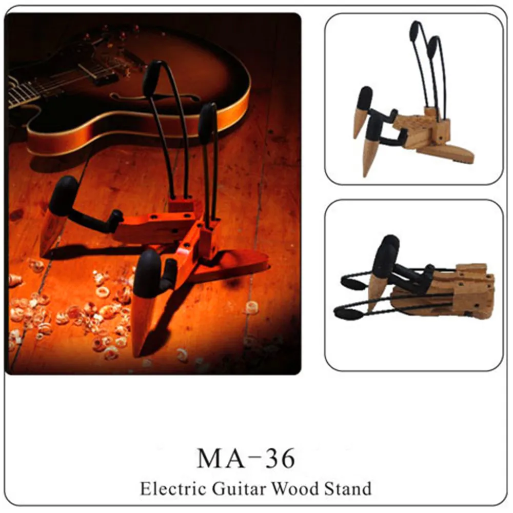 
wholesales Musical instrument accessories musical instrument stand electric guitar electric bass solid wood guitar stand 