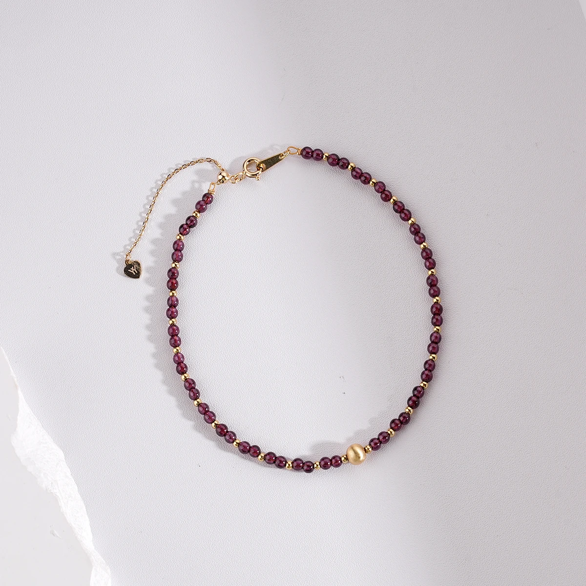 Multi-Color Natural Stone Beaded Necklaces Gold Plated Charm Beads Accessories Bracelets Women Fashion Jewelry Sets