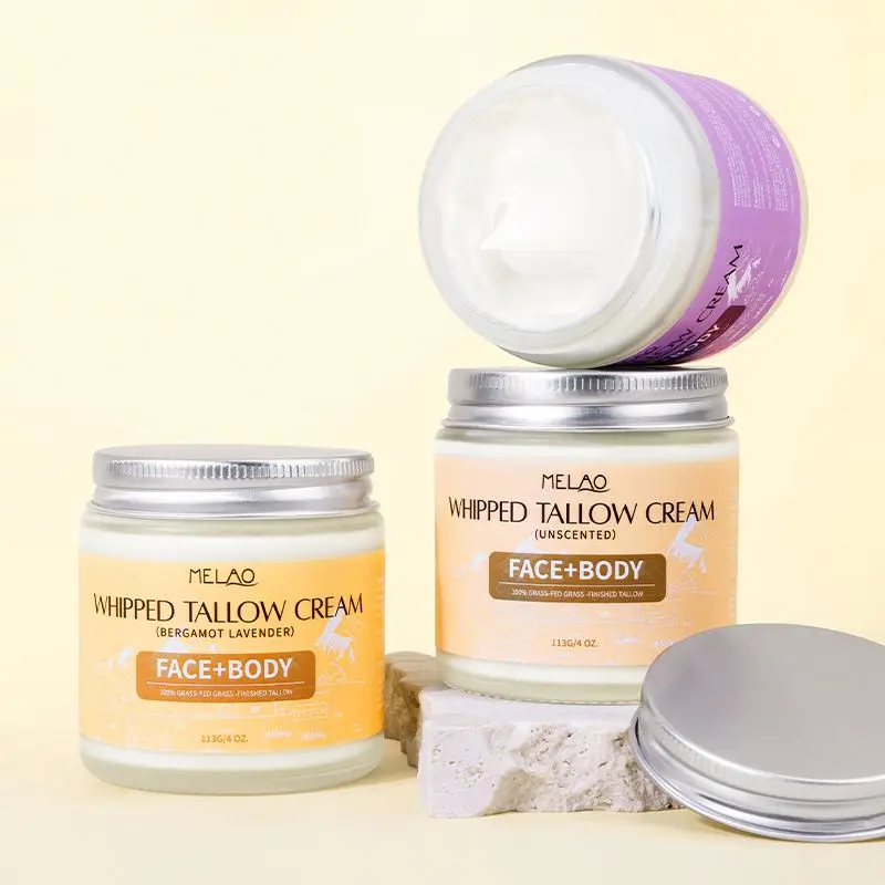 OEM ODM Men Women Face Moisturizer Soothing Calming Diaper Rash Acne Cracked Dry Skin Tallow Body Lotion