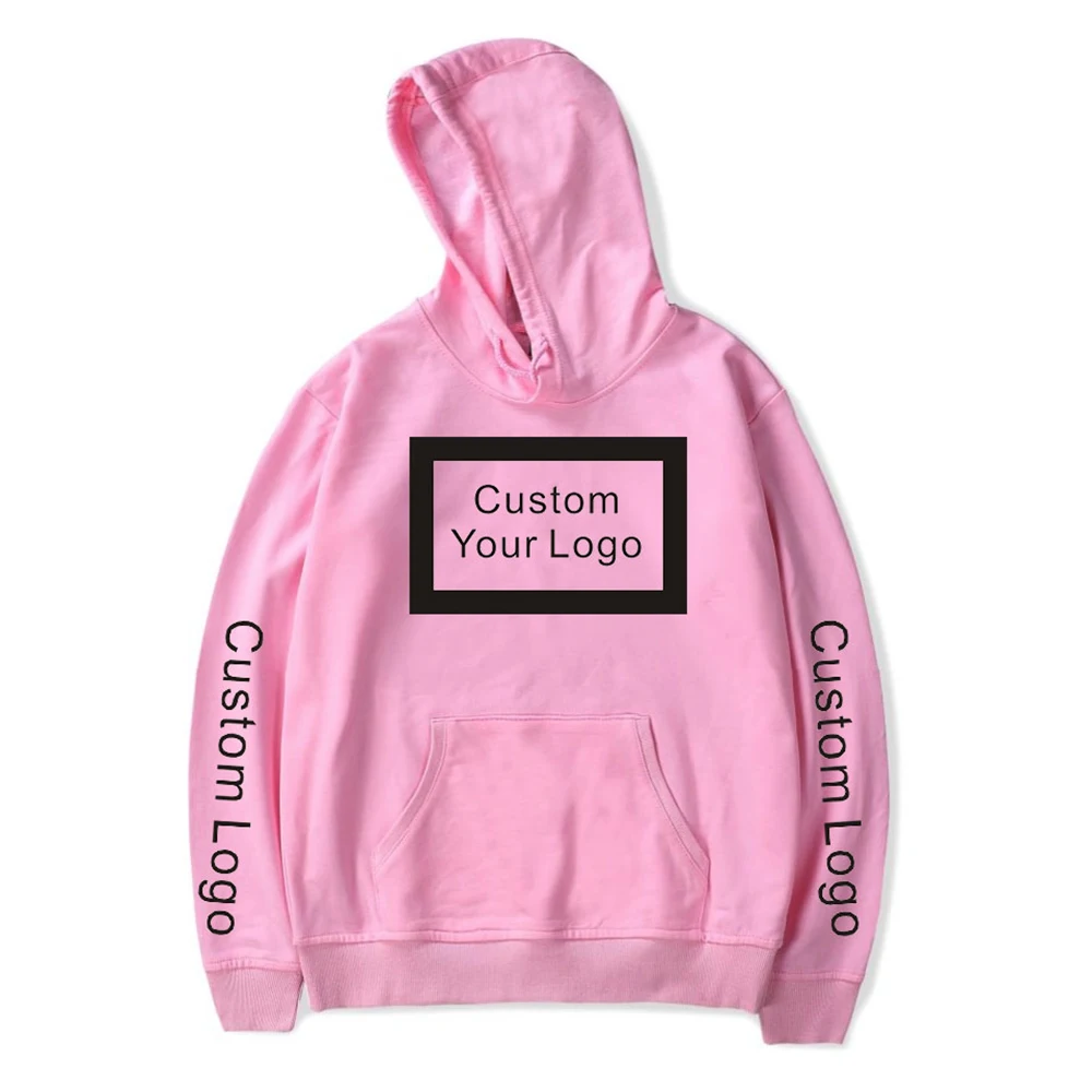  High Quality 50% Cotton Polyester Custom Logo Blank Plain OEM Wholesale Mens Hoodies