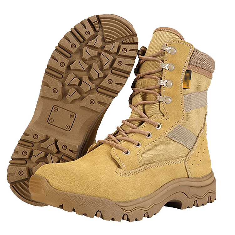 8-дюймовые замшевые кожаные износостойкие водонепроницаемые походные ботинки для боевых джунглей