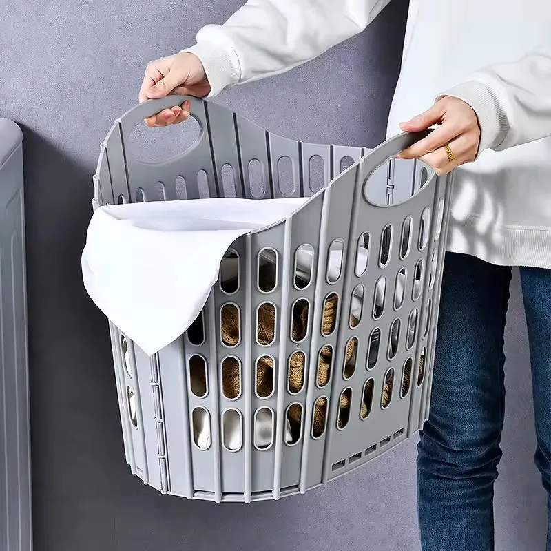 Multifunctional Pop-Up Folding Laundry Storage Basket Dirty Clothes Hamper for Bathroom or Bedroom