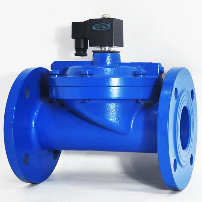 DN65 DN80 DN100 DN150 Cast iron flange solenoid valve 2.5 inch 3 inch 4 inch water solenoid flange valve