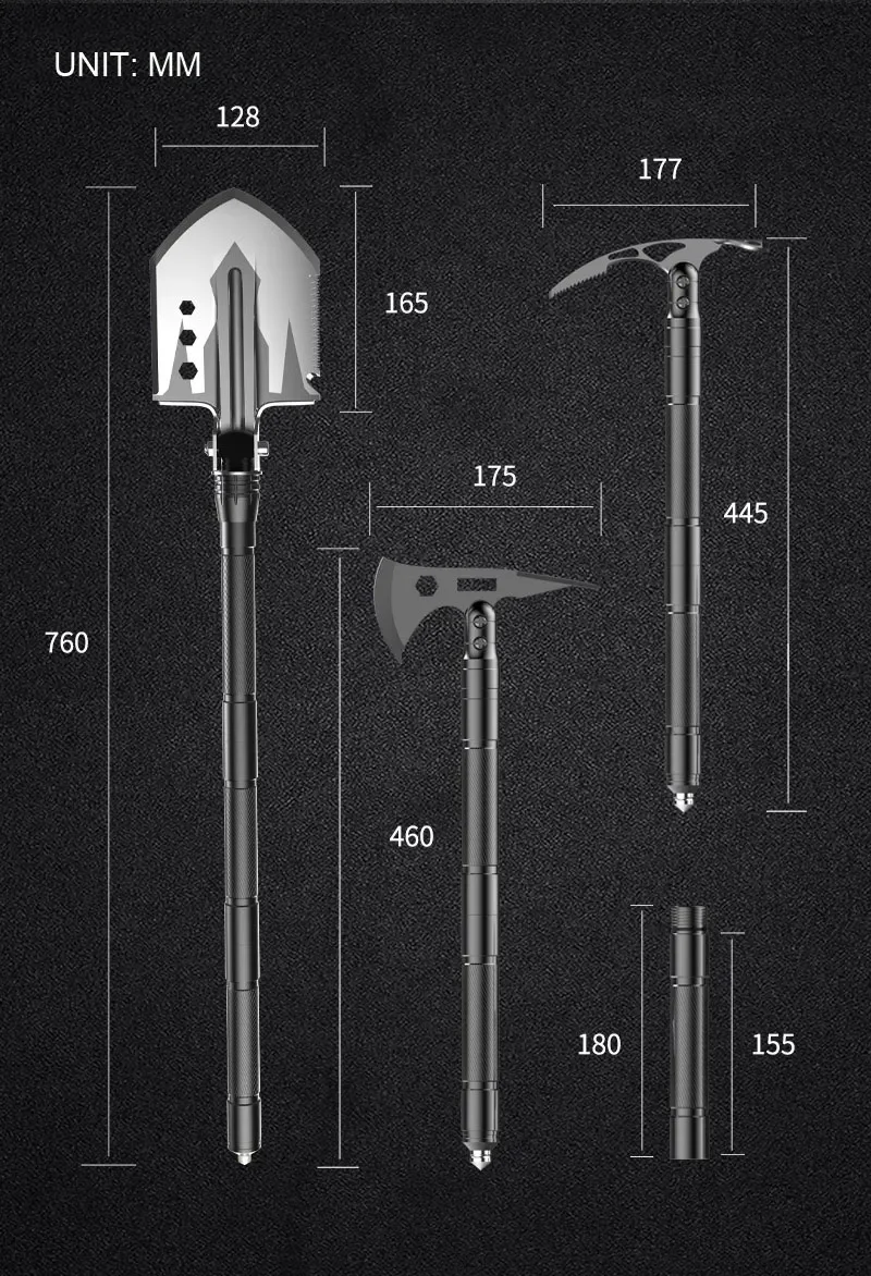 2023 Многофункциональный тактический топор для выживания