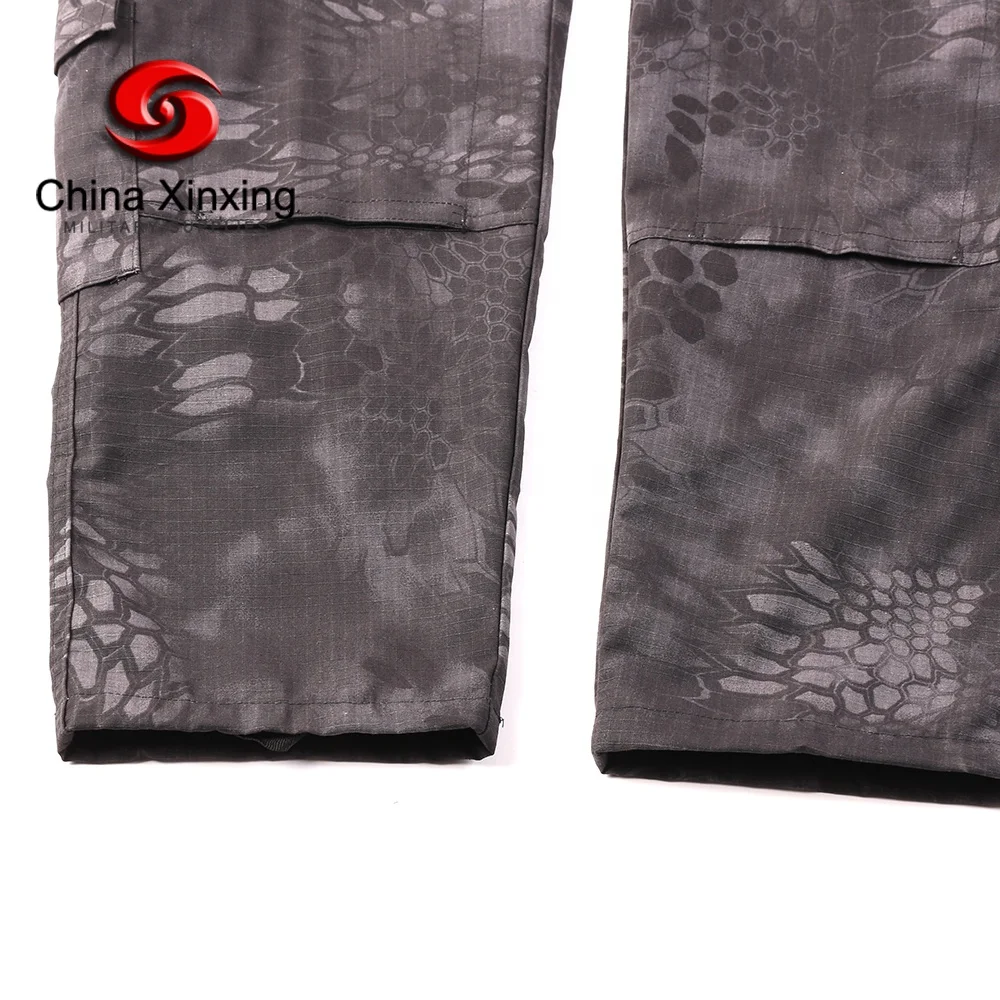 XINXING Security Casual Outfit Outdoor Training Bottom Trousers LD08 Black Tactical Cargo Pants Mens