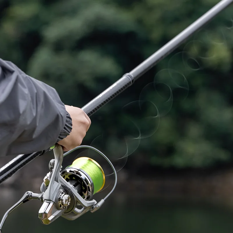 Updated LINNHUE OC fishing rods telescopic long-shot rod carbon fiber body good quality spinning rods fresh/saltwater fishing