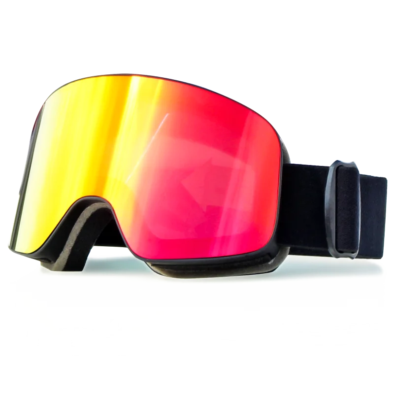 MONU Factory Custom Anti-fog and Anti-reflection Ski Glasses goggles snowboard equipment