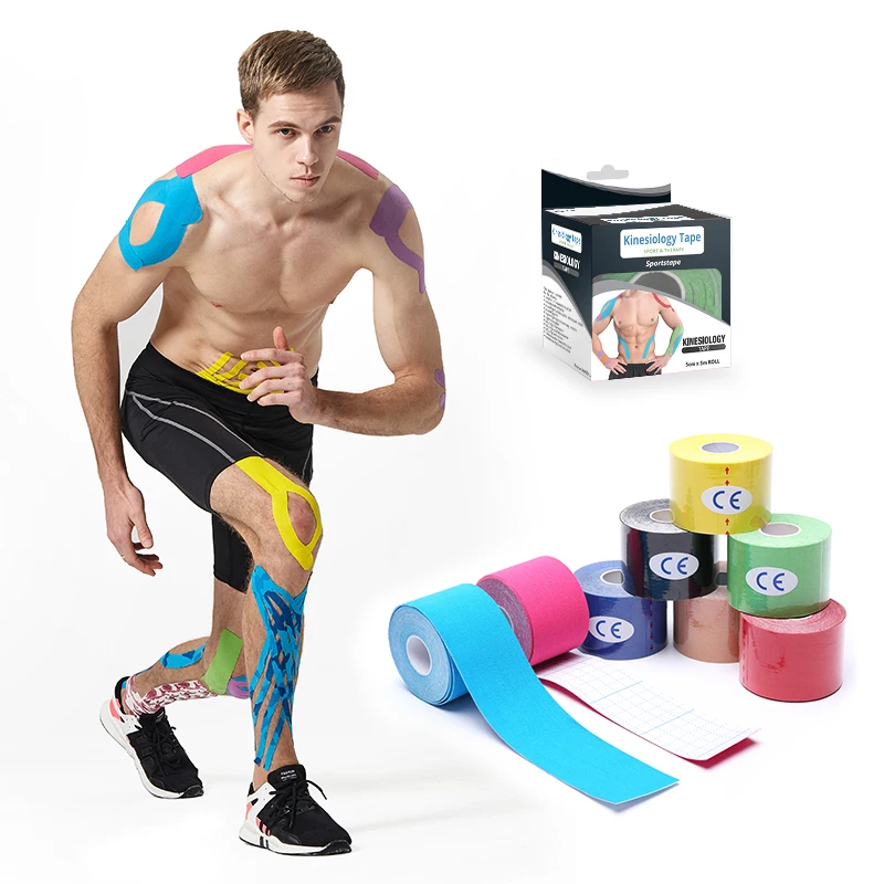  Спортивная кинезиологическая лента Wemade спортивная для