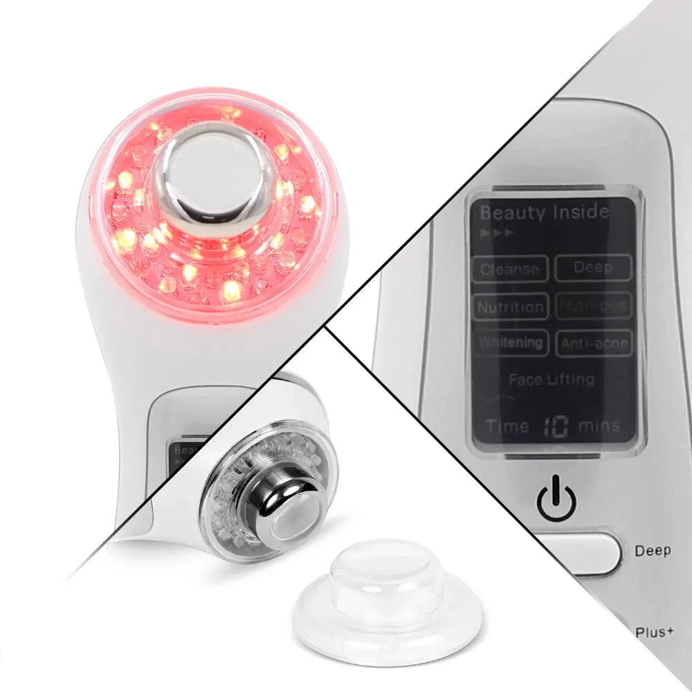 beauty cosmetic salon equipment facial 7 in 1 massage wand high frequency skin lifting tighten massage anti aging firm tighten