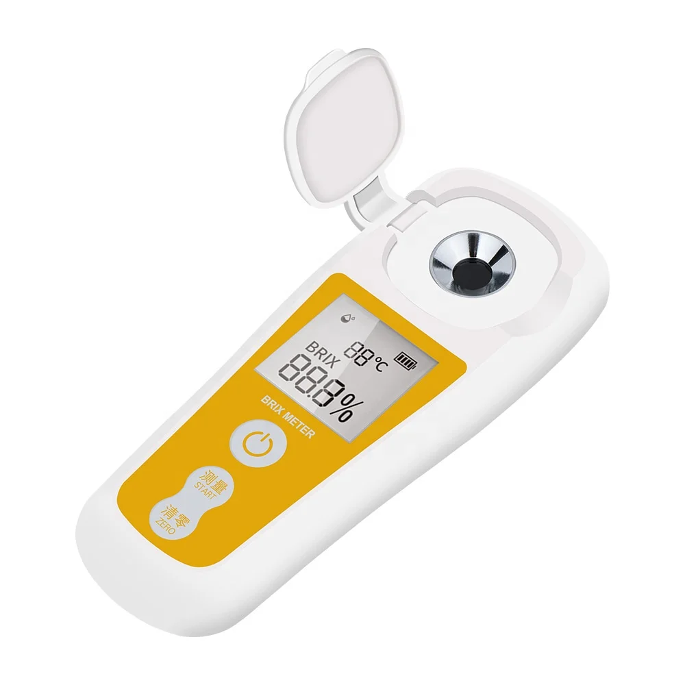 GVDA Saccharimeter 0-55% portable brix automatic Digital refractometer Sugar Brix Meter for sugar containing solutions