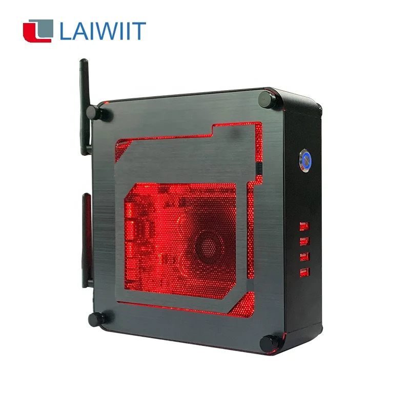 LAIWIIT Mini HTPC mini PC Core i7 8gb mini pc 4gb graphics computer