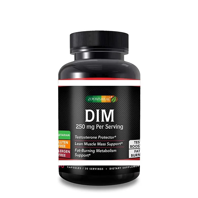 OEM Supplement 250mg 30 Capsules Diindolylmethane for Estrogen Balance Body building