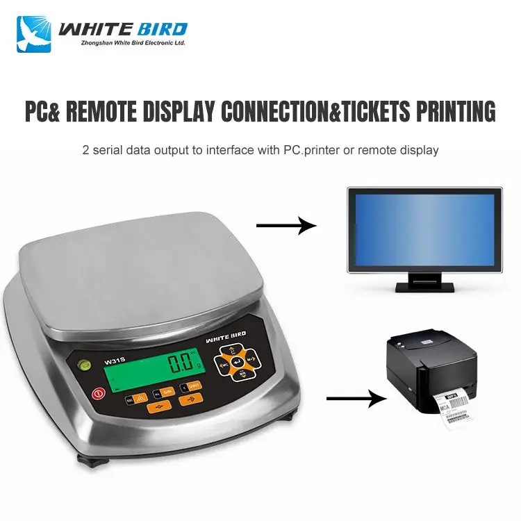 30Kg OIML R76 Class III Quality Industrial Weighing Electronic Digital Kitchen Scale