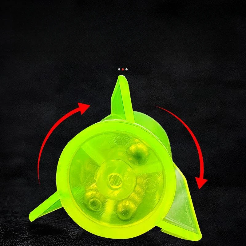Outdoor Fishing Bite Alarm Fishing Bite Alert Bell Floats Various Colorful Glass Lure Rattles Fishing Tackle Accessories Bell