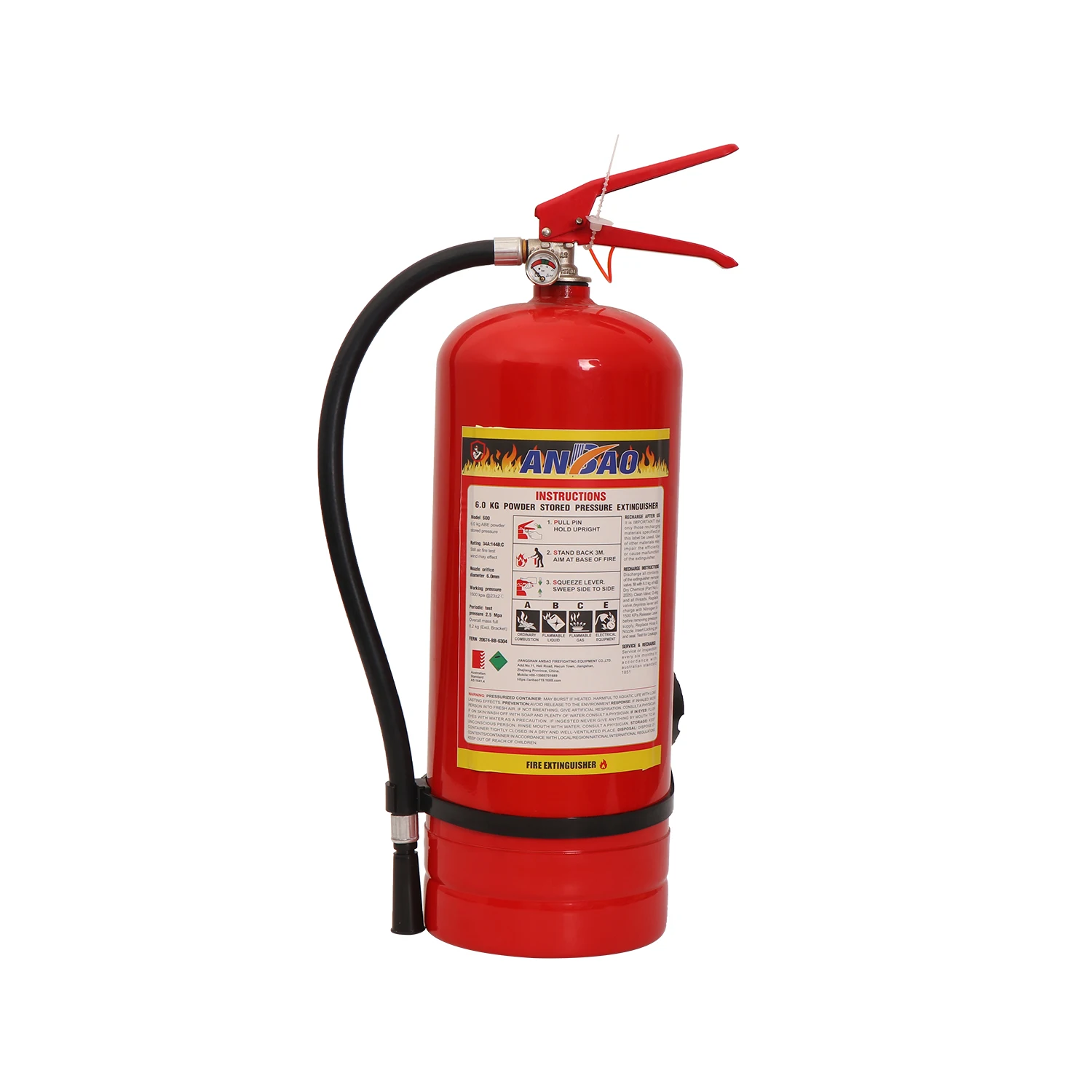 9L AFFF Fire Foam extinguisher Safety foam extinguishing equipment wholesale