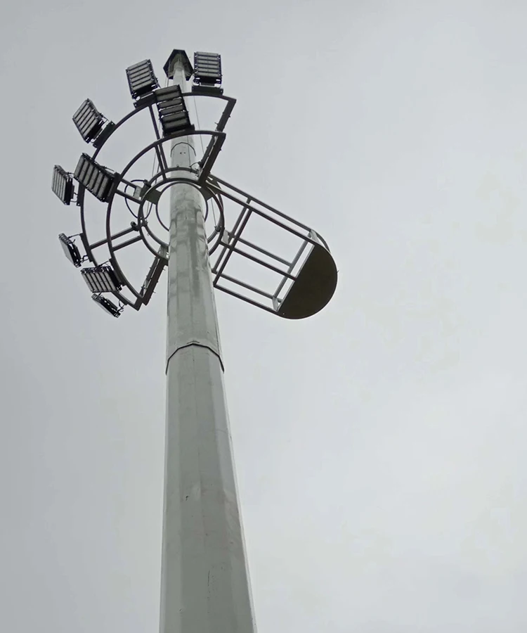 30m customized high mast light price with hot dip galvanized high way bridges airport high pressure sodium lights 3000k