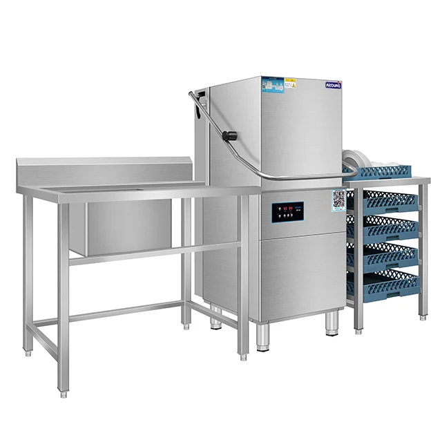 Restaurant Kitchen Equipment  Hood Type Dishwasher Commercial Dishwasher