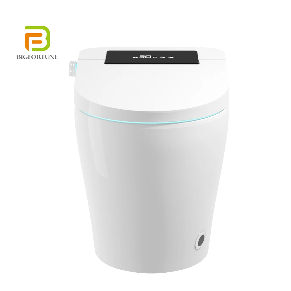 High end auto washing automatic self cleaning public wc intelligent toilet water spray smart toilet