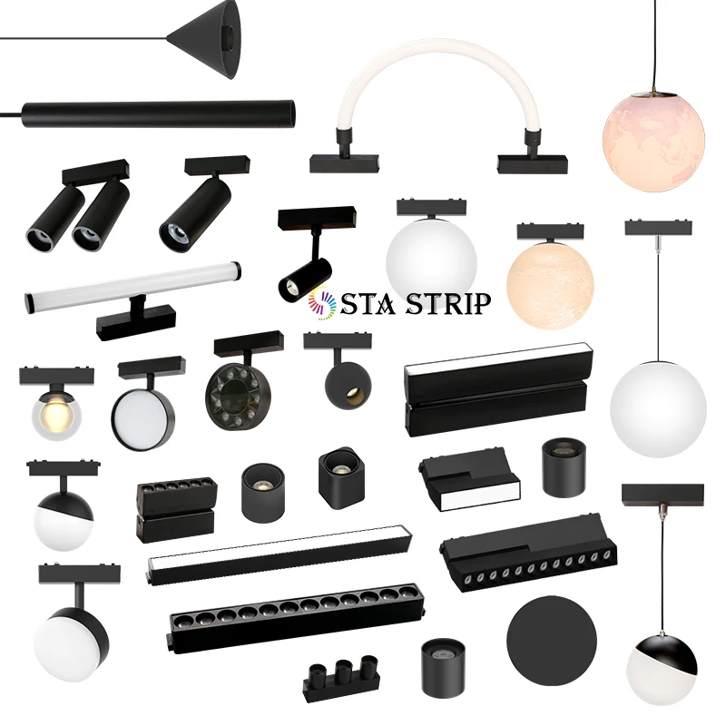 Woven Track Lights Flexible Free Movement Soft Linear Belt Connection Rail Lighting System Dimmable Flexibility Led Track Light