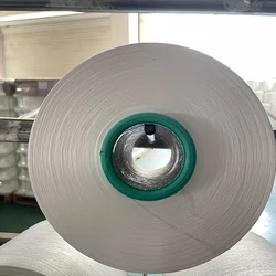 Customized raw-white polyester yarn 75/72 spun yarn 100% polyester yarn for sale