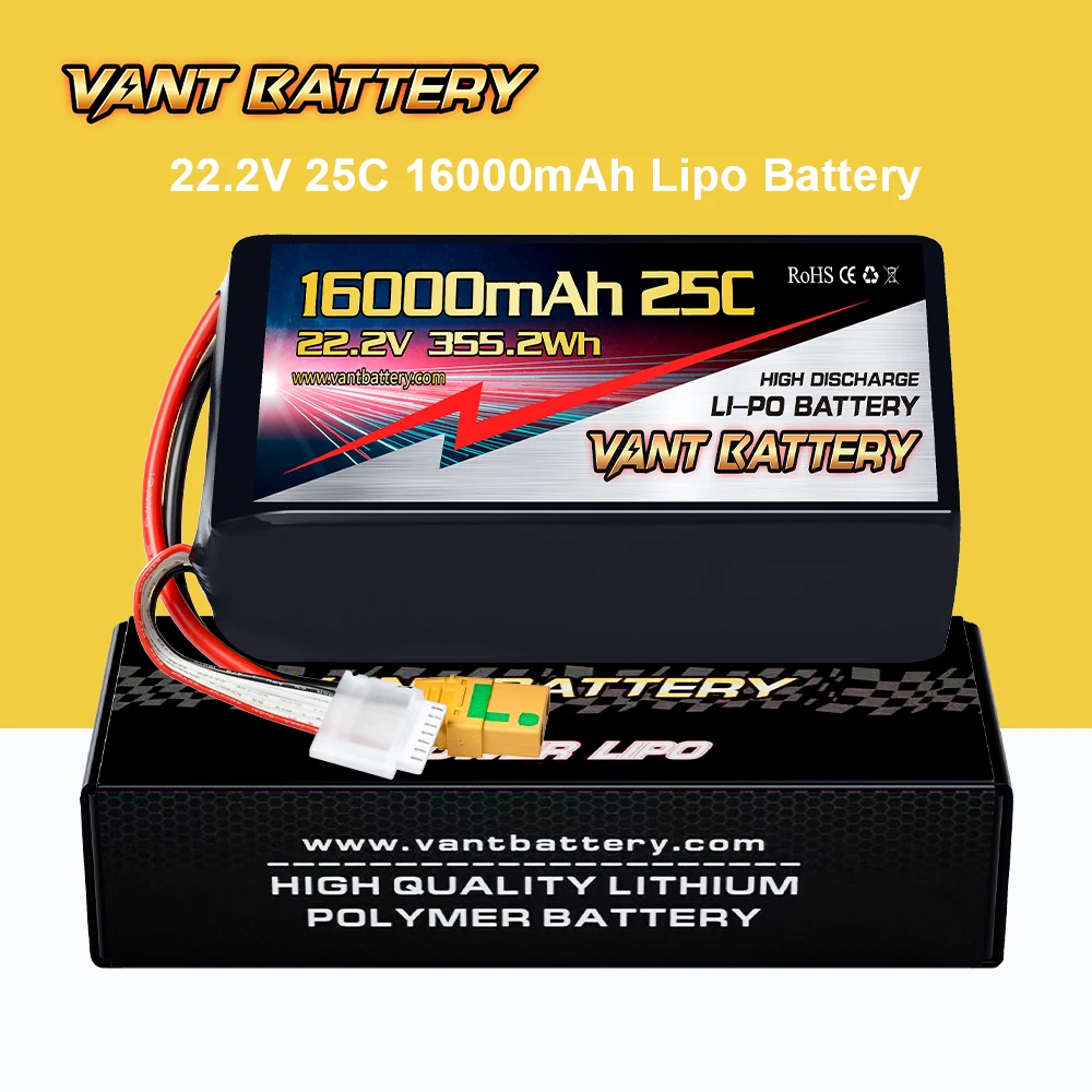 VANT light 6S lipo battery 16000mAh/10000MAH/22000mah 25C 22.2V for agricultural UAV/Multicopter /drone/Aircraft