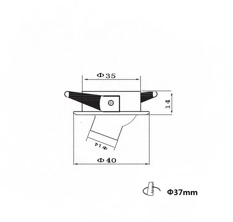 Jewelry Store Mini Recessed Spot Lights Jewelry Cabinet Led Light