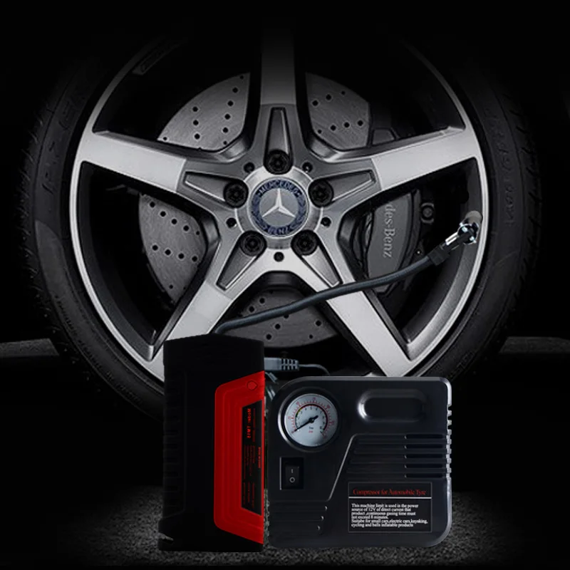 TM15 -R Car Jump Starter Auto Battery Charger 16800mAh Portable External Power Bank for Automotive with Clamp Air Pump 600A Peak