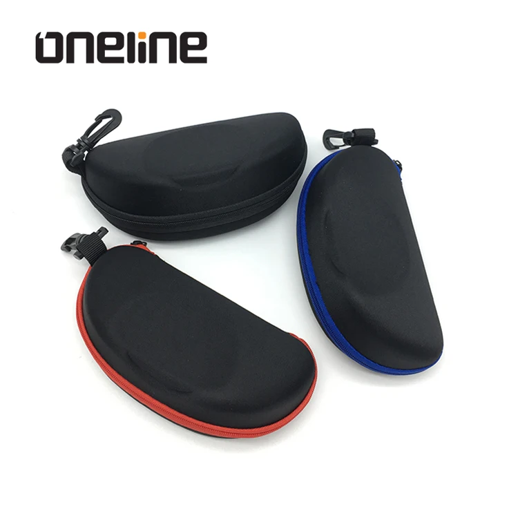 Waterproof Fashion Appearance Sunglasses EVA Zipper Leather Portable Sun Glasses Case Soft