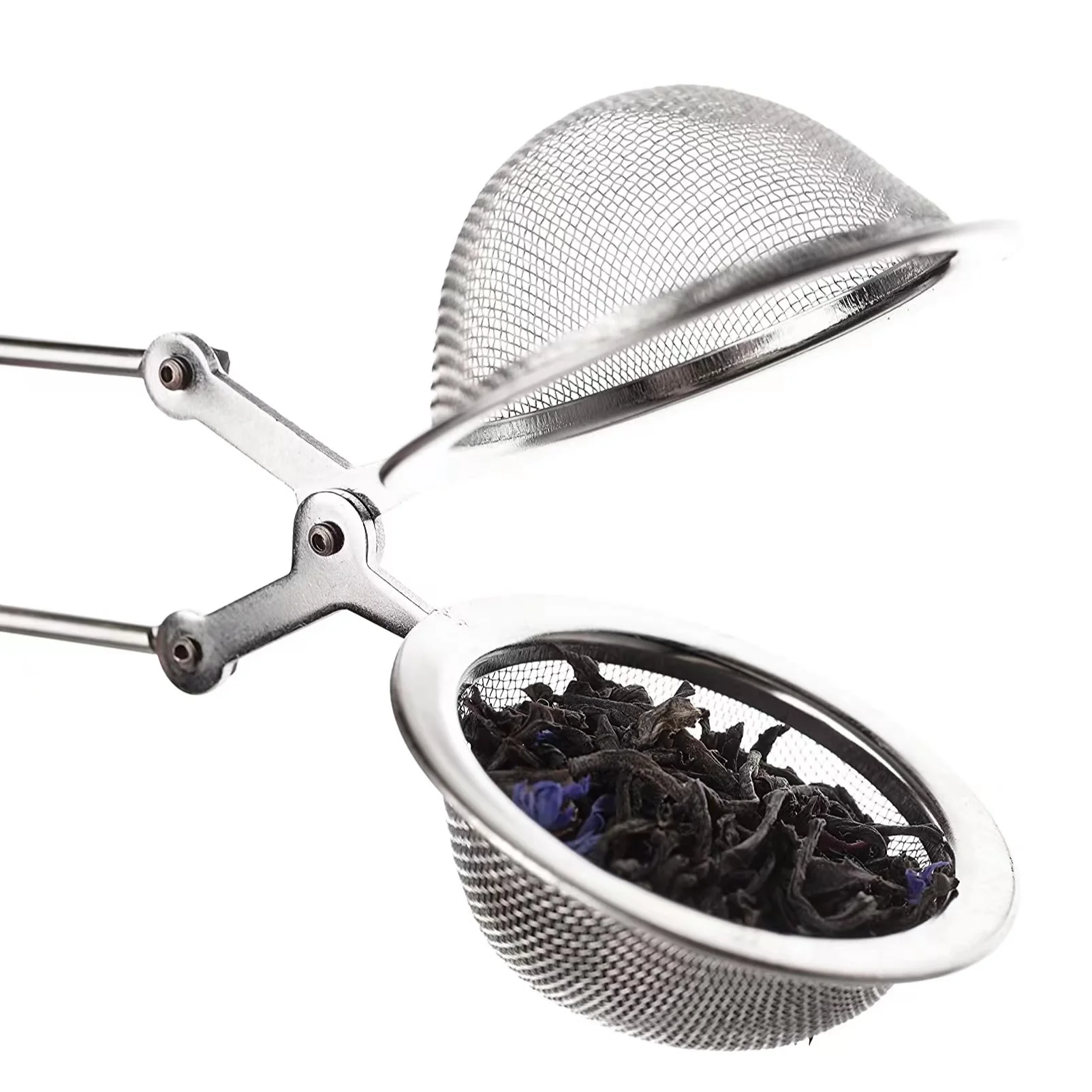 Best Selling Kitchen Accessories Stainless Steel Snap Ball Tea Strainer Brewing Tea Leaves Herb Fine Mesh Tea Infuser