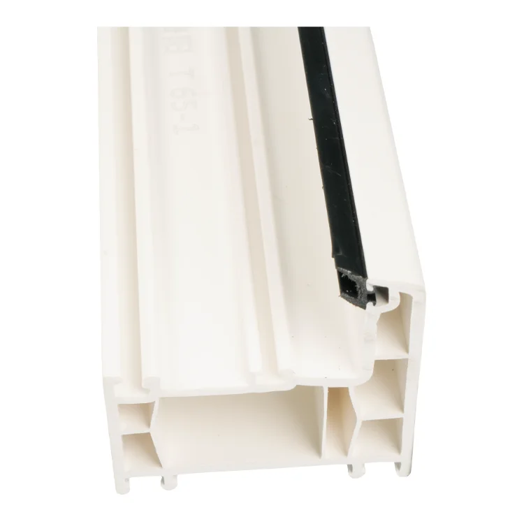 82.5mm American style Series Upvc Extrusion Plastic Profile Laminated Foil Upvc Profiles Upvc Extrusion Profiles
