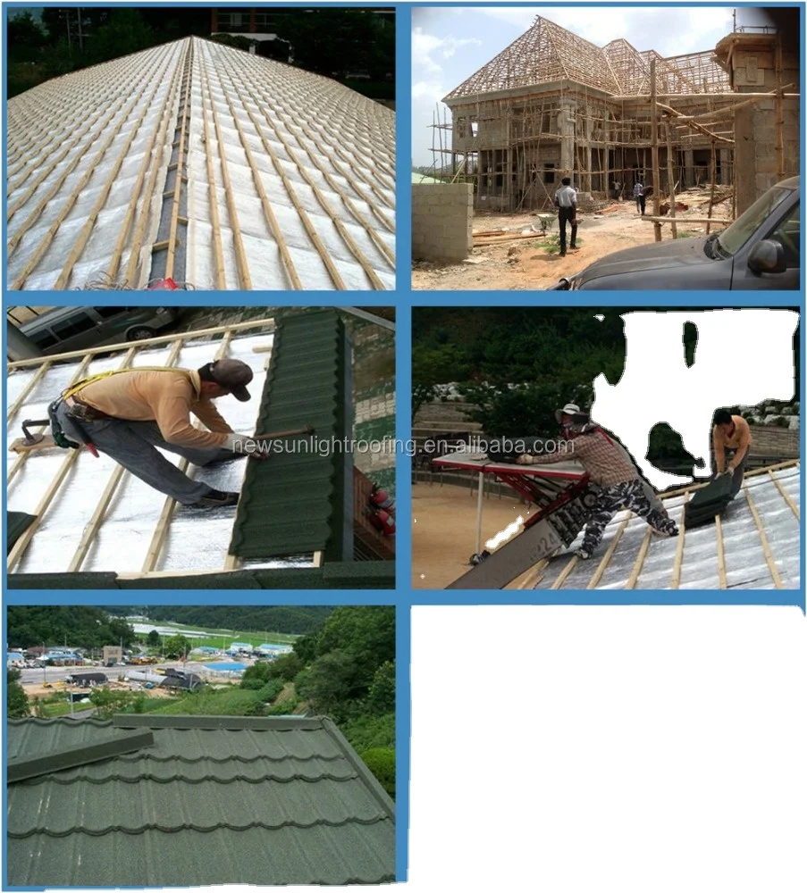 50 years warranty long lifetime stone coated metal roofing tile accessories