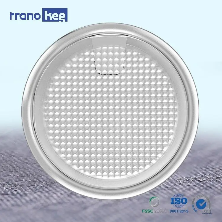 POE 202 206 209 211 300 303 305 307 Peel Off Foil Seal Lids Easy Open End Aluminum Peel Off Lid