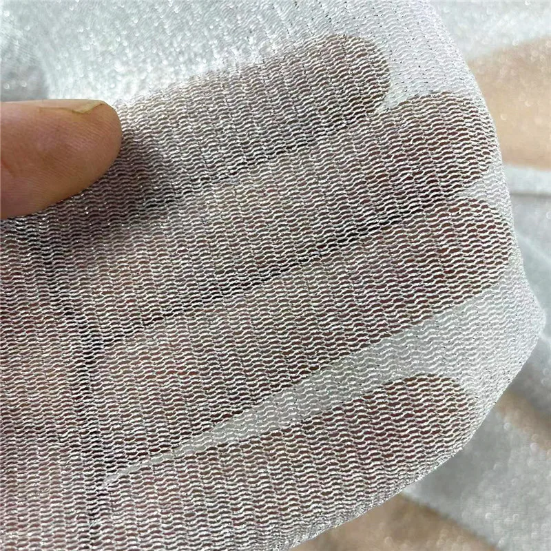 Серебристое металлическое белое Сетчатое платье, ткань для сцены невесты, пикантное платье, тканевая дизайнерская ткань, костюм для вечеринки, танцевальная одежда, ткань для платья