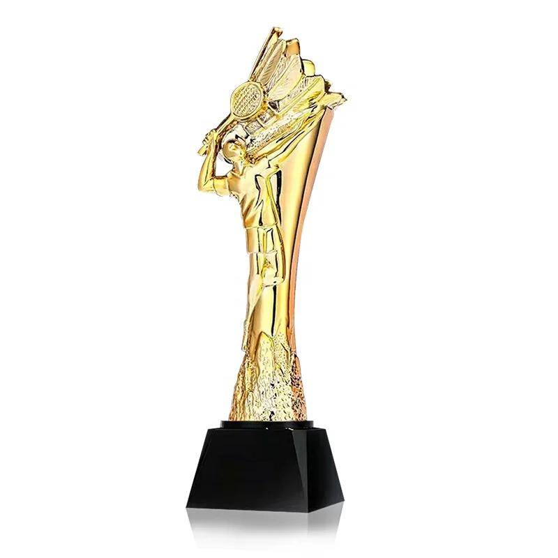new design sports resin football and soccer trophy award