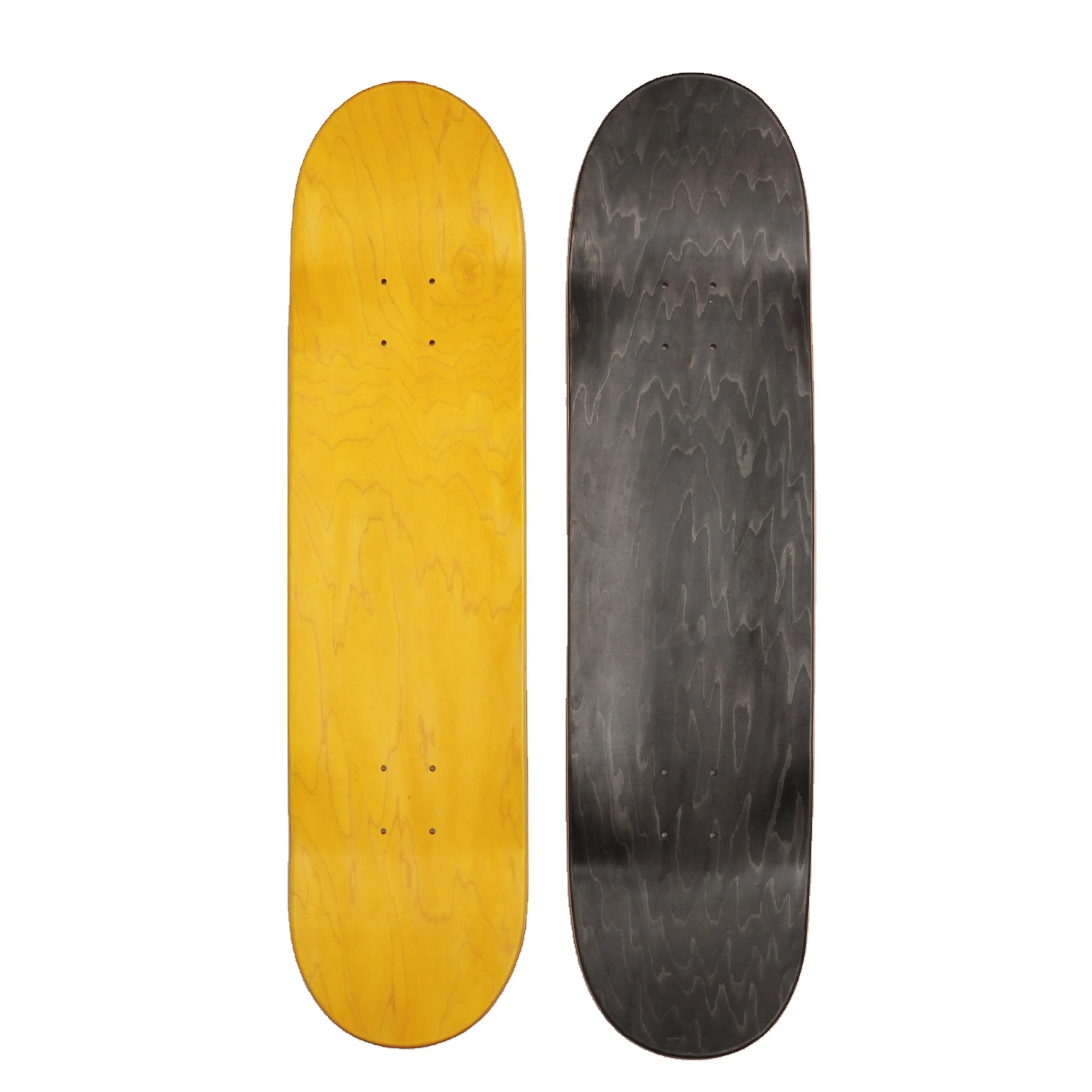  3 layer dyeing medium concave double kick 100% Canadian maple skateboard blank