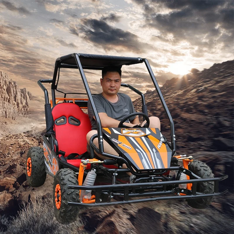 Best Outdoor 2 Seat Parent-Child Off Road Frame Electric Go Kart for Adults and Kids