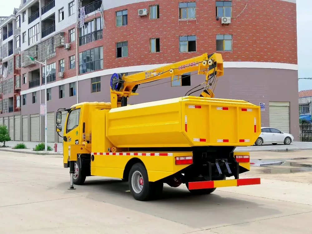 With 4.6 cbm Clear water tank sewer dredging Truck