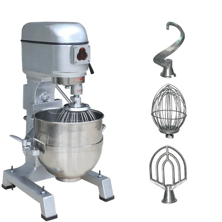 High Productivity Customized Commercial Catering Equipment 20L 30L 40L 50L 60L 80L Food Cooking Planetary Mixer