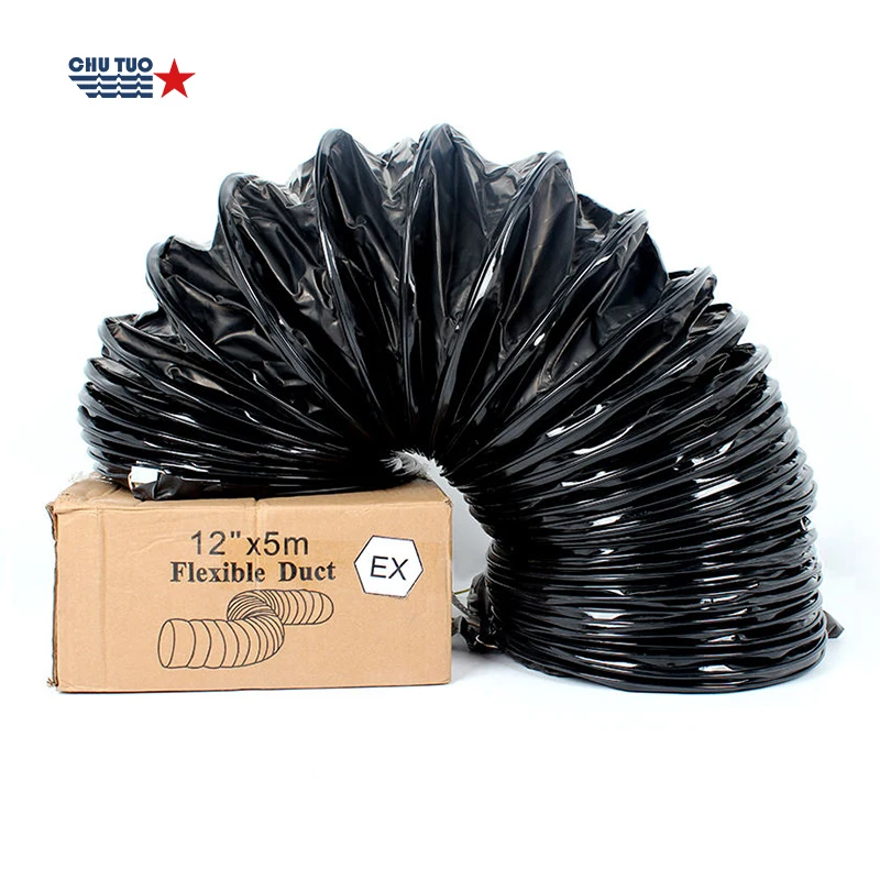 300mmx5mtr air Ducts Ventilation Tube Spprial Type Spiral Explosion Proof Blower Suction Hose Flexible Ventilation Tubes