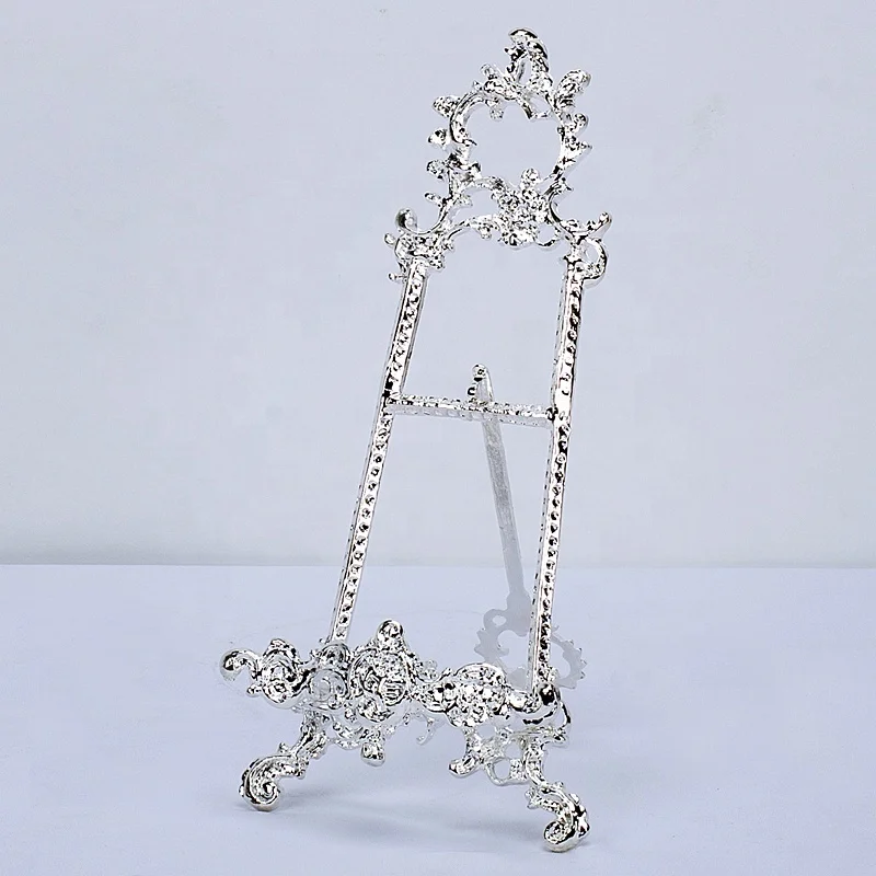 gold silver decoration christmas wedding party place card holder photo frame cake stand for Wedding name board cookie display