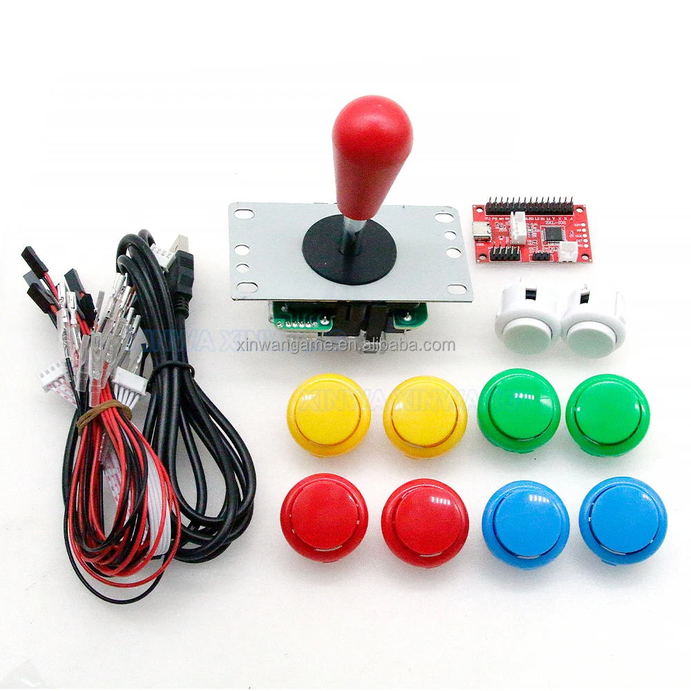 Для ПК PS3 IOS игра DIY Kit аркадная палка Нулевая задержка USB энкодер плата SANWA Джойстик контроллер кнопок инструментарий