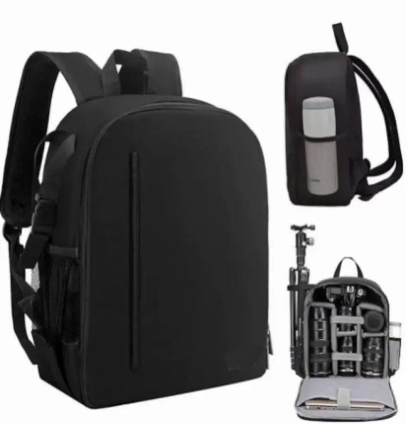 Free Sample Camera Backpack Bag Professional Camera Waterproof Camera Case Compatible for Sony Canon Nikon