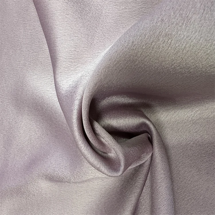 hot sale black side moss crepe satin fabric women dress fabric polyester fabric fashion
