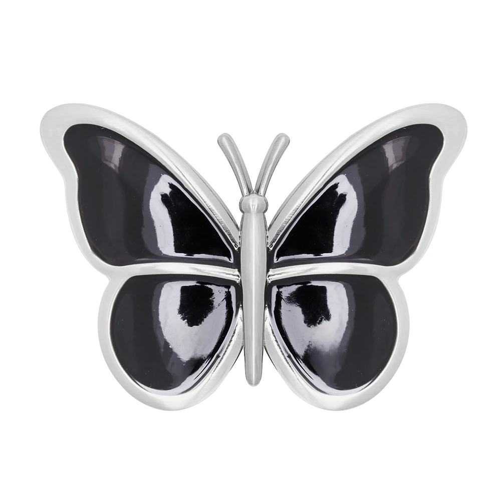 Оптовая Продажа Новый стиль небольшой размер Металлическая черная бабочка пряжка для ремня для женщин