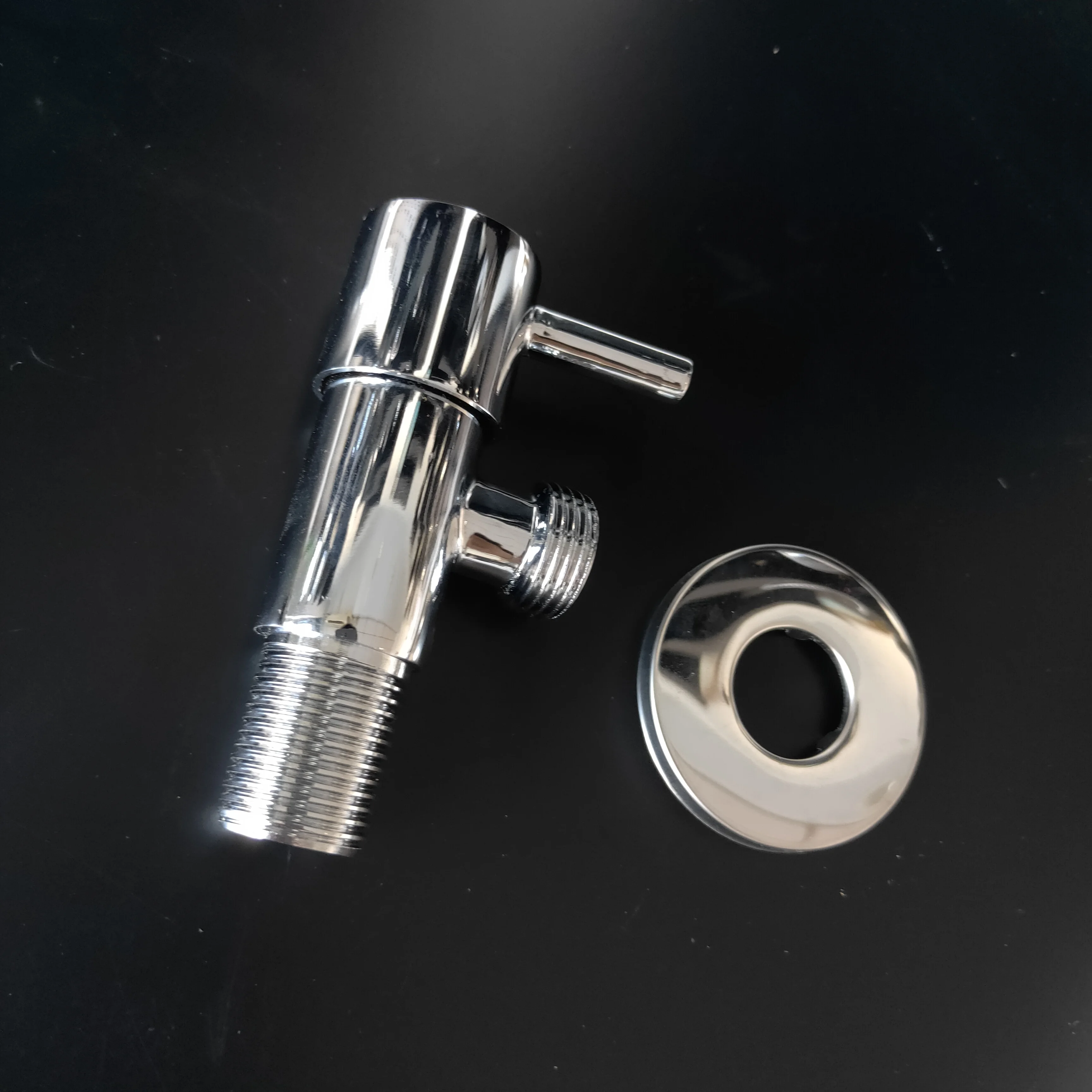 brass bathroom accessories hot or cold water brass Triangle valve wash basin angle valve Faucet Valve