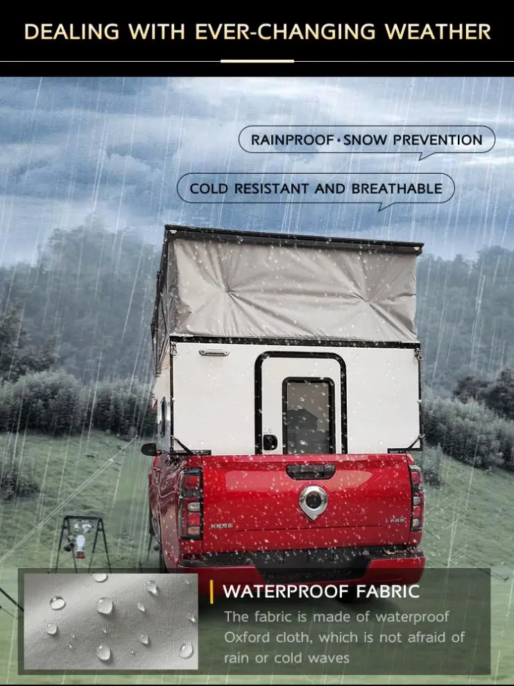 lightweight F150 hard top truck camper flat bed fiberglass slide on truck camper for sale pickup camper