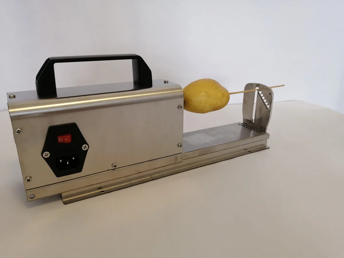 Electric Potato Twist Potato Cutter Machine/Spiral Potato Chips