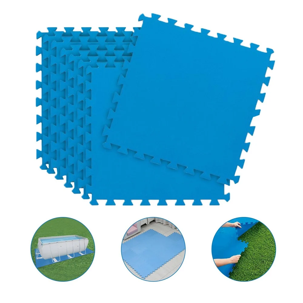 Плавательный бассейн на первом этаже протектор EVA пенный коврик Противоскользящее основание 50x50 см
