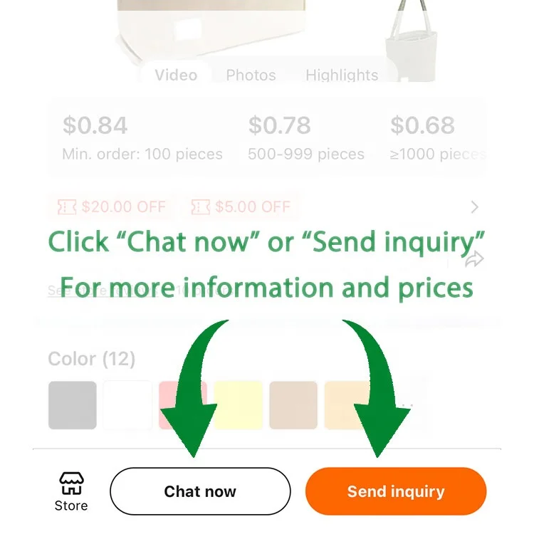 Wholesale custom cotton clam shell envelope bags with your logo Clothing packaging dust bags Cotton handbags purses